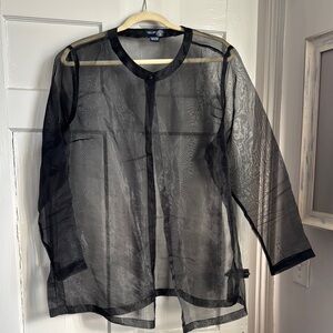 Venezia Sheer Black dress Jacket